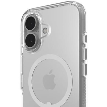 ZAGG Crystal Palace Snap Case for iPhone 16 – Military-Grade 13ft Drop Protection, MagSafe Compatible, Crystal Clear, Anti-Yellowing, Graphene-Reinforced, Made from Recycled Materials - size: iPhone 16, style: With Magsafe