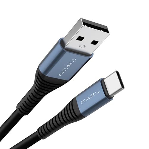 Short USB A to USB C Cable 0.5ft 3 Pack, Silicone 3A Fast Charging Cable - color: Black, size: 0.5 Ft.