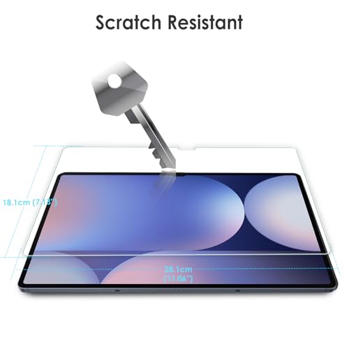 WD&CD 2 Pack Screen Protector Compatible with Samsung Galaxy Tab S10 Plus 12.4'' / S9 Plus / S8 Plus / S7 Plus, Case Friendly Tempered Glass for Galaxy Tab S10+/S9+/S8+ - color: Samsung Galaxy Tab S10 Plus 12.4"