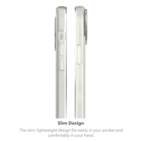 ZAGG Crystal Palace Snap iPhone 15 Plus/ 14 Plus Clear Phone Case - Drop Protection (13ft/4m), Durable Graphene, Anti-Yellowing, and Scratch-Resistant MagSafe Phone Case - size: iPhone 15 Plus/14 Plus, style: With Magsafe
