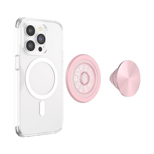 PopSockets Phone Grip for MagSafe, Magnetic Holder- Dusty Rose - color: Pinky, style: MagSafe