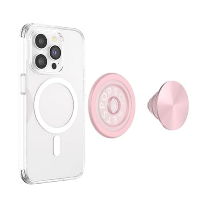 PopSockets Phone Grip for MagSafe, Magnetic Holder- Dusty Rose - color: Pinky, style: MagSafe
