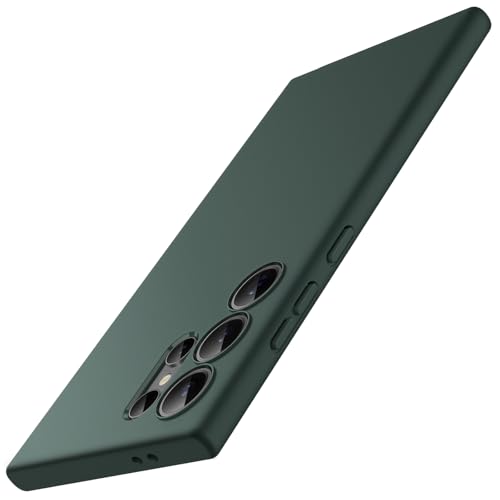 JETech Slim Case for Samsung Galaxy S24 Ultra, Midnight Green | Camera Lens Protection, Soft TPU Design, Matte Finish, Shockproof Protection - color: Midnight Green, size: S24 Ultra