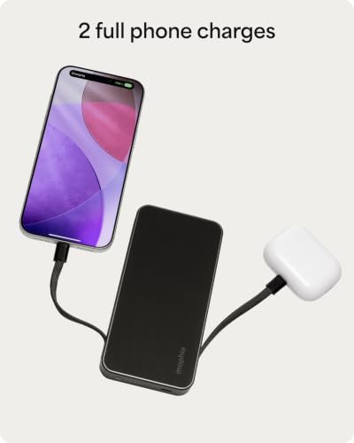mophie Powerstation Plus 10K Portable Charger, Signature Series - size: 10,000mAh