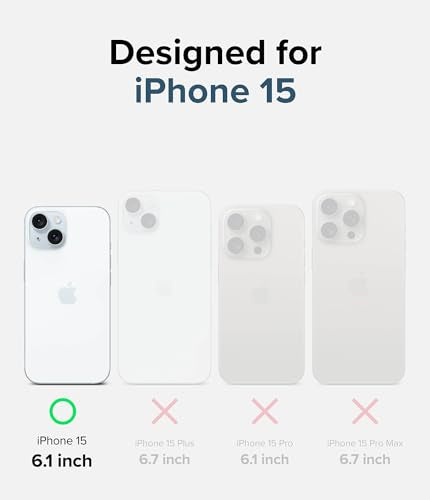 Ringke for iPhone 15 Case [Fusion Magnetic Matte Clear] | Compatible with MagSafe, Oil & Dirt Resistant, Anti-Fingerprint Technology Prevents Oily Smudges, Feels Velvety Soft - size: iPhone 15