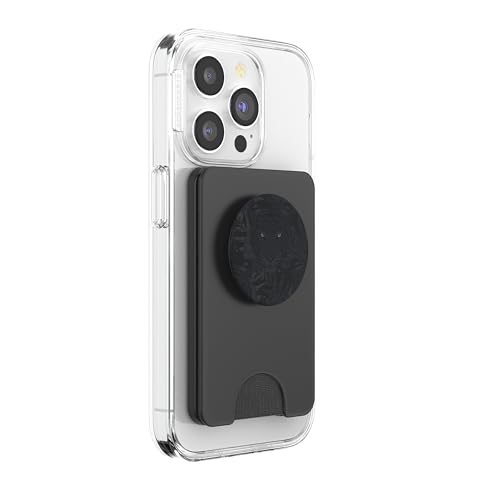Black Tiger PopSockets PopWallet for MagSafe - style: Magnetic PopWallet