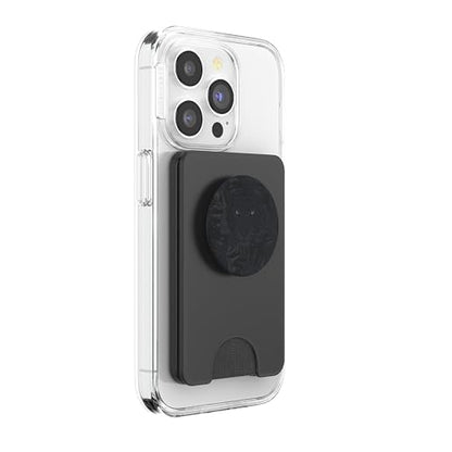 Black Tiger PopSockets PopWallet for MagSafe - style: Magnetic PopWallet