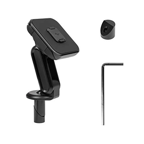 Peak Design Mobile Motorcycle Stem Phone Mount, Non-Charging, SlimLink Mounting Technology, Rigid Arm, Fits Hollow Steering Stem Nuts (13-26mm), Vibration Isolator, Motorcycle Phone Mount