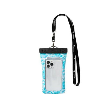 geckobrands Float Phone Dry Bag - Waterproof & Floating Phone Pouch – Fits Most iPhone and Samsung Galaxy Models - color: Teal MGV Toss