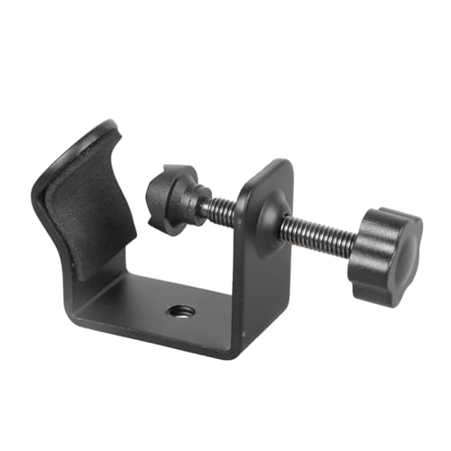 Adjustable Goosenecks Phone Holder Mount with Metal Clip Base 17.4mm Ball Head Flexible Mount for Smartphones Tablets Bedside Adjustable Phone Stand with Clamp