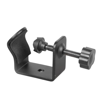 Adjustable Goosenecks Phone Holder Mount with Metal Clip Base 17.4mm Ball Head Flexible Mount for Smartphones Tablets Bedside Adjustable Phone Stand with Clamp