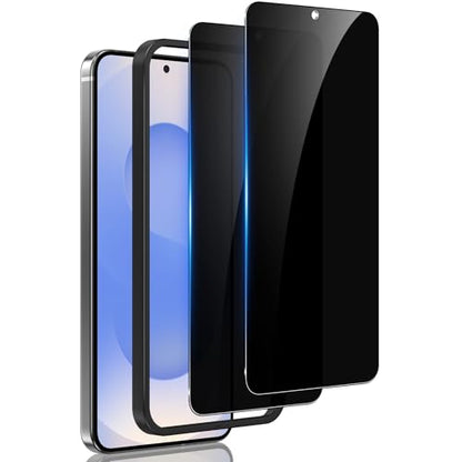 2 Pack for Samsung Galaxy S25 FE Privacy Screen Protector Glass - size: Galaxy S25 FE