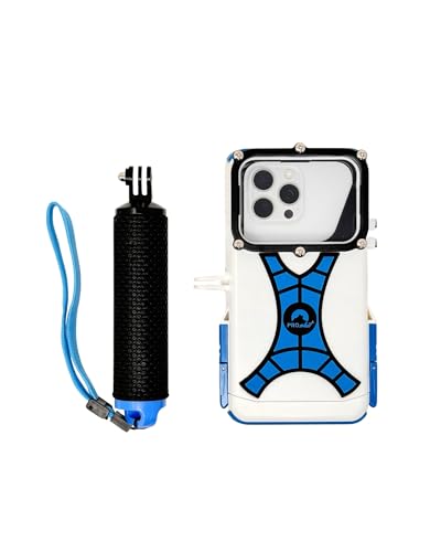 Pro Shot Touch Case 2.0 – Waterproof iPhone Housing, Rated to 50 ft, Compatible with All iPhones, Ideal for Snorkeling, Shallow Diving, and Water Sports. (Fits All iPhones Including 17 Pro & Pro Max)
