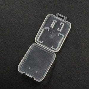 eTECH Collection 200 Pack of Clear Plastic SD/SDHC/SDXC/MicroSD/MicroSDHC/MicroSDXC Memory Card Case Holder for SanDisk/Kingston/Transcend/Samsung (Case Only, Memory Card Not Included) - color: 200Pack