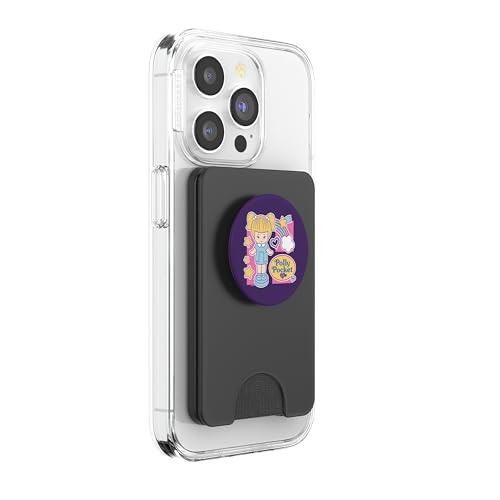 Polly Pocket - Rainbow and Stars PopSockets PopWallet for MagSafe - style: Magnetic PopWallet
