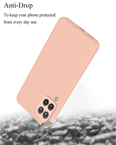 Soft Silicone Protective Case for Samsung A42 5G (Pink) | Matte Soft Touch for Samsung Galaxy A42 5G Phone Case Silicone Slim Cute Anti-Fingerprint Elegant Cover Shockproof Aesthetic - color: Pink