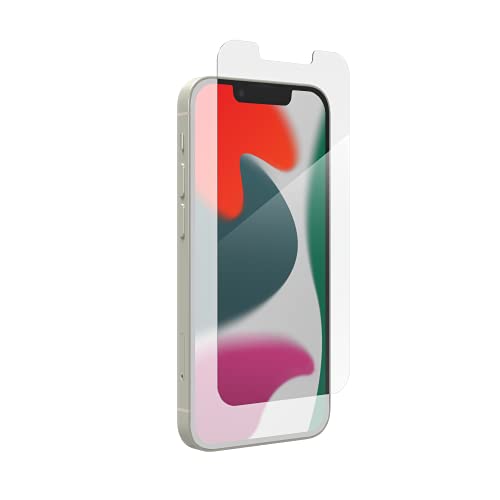 ZAGG Glass Elite Anti-Glare Screen Protector for Apple iPhone 13 mini, 5X Shatter Protection, Anti-Microbial Treatment, Anti-Fingerprint Technology, InvisibleShield, Easy to Install - size: iPhone 13 mini, style: Glass Elite Anti-Glare