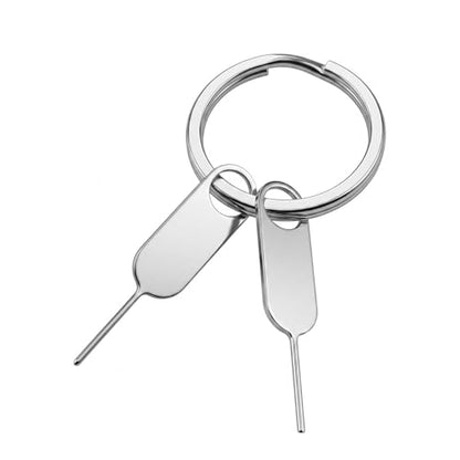 6 Pack PHONSUN Universal Sim Card Tray Removal Tool SD Opening Eject & Doorbell Reset Pin (Includes Keyring) for iPhone iPad Samsung Galaxy Google Pixel Motorola Phones - 3 Small and 3 Large - size: 3 Pk Lg and 3 Pk Sm