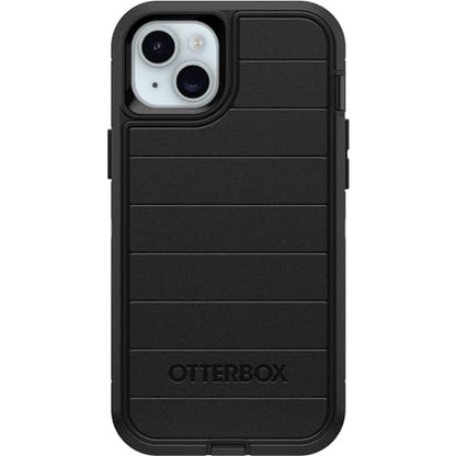 OtterBox iPhone 15 Plus and iPhone 14 Plus Defender Series Pro Case - Black, screenless, Rugged & Durable, with Port Protection, Includes Holster Clip Kickstand - color: Black
