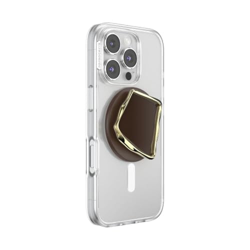 PopSockets Phone Grip for MagSafe, Magnetic Holder- Enamel Cocoa Cut - color: Enamel Cocoa Cut, style: MagSafe