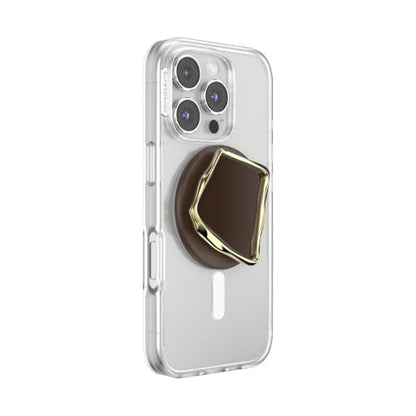 PopSockets Phone Grip for MagSafe, Magnetic Holder- Enamel Cocoa Cut - color: Enamel Cocoa Cut, style: MagSafe