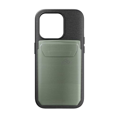 Peak Design Mobile Stand Wallet, Sage, Slim Profile, On-Demand Stand, Weatherproof Nylon Fabric, Connects to Mobile Cases, MagSafe Compatible, for iPhone, Samsung and Google Phones
