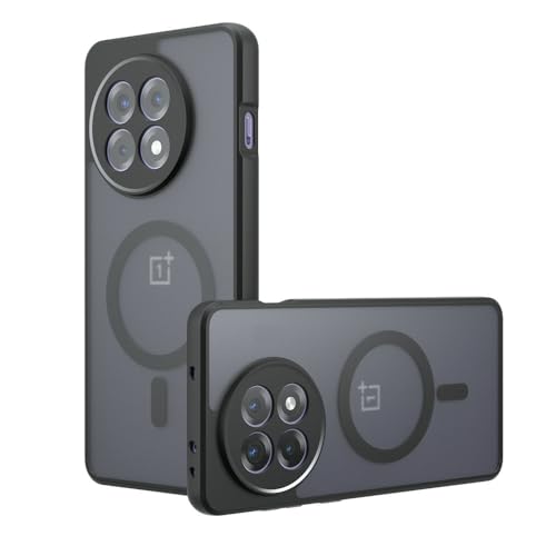 Compatible with OnePlus 13R 5G Case Cover,Compatible with MagSafe,Compatible with OnePlus ACE 5/ ACE 5 Pro 5G Built-in Magnetic Anti-Shock Cell Phone Case Black - size: Compatible with OnePlus ACE 5 Pro 5G