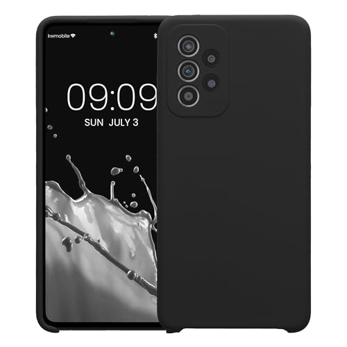 kwmobile Case Compatible with Samsung Galaxy A52 / A52 5G / A52s 5G Case - Slim TPU Silicone Phone Cover - Soft Touch Finish - Dark Grey - color: dark grey, size: Galaxy A52 / A52 5G / A52s 5G