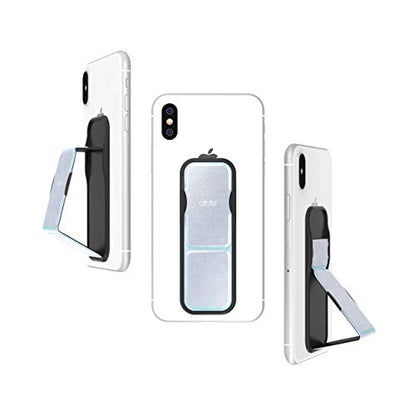 CLCKR Cell Phone Grip and Expanding Stand, Universal Phone Grip Holder for iPhone 15 Pro, Pro Max, Plus, 14 & 13 Models, Samsung Phones, Tablets and More, Holographic