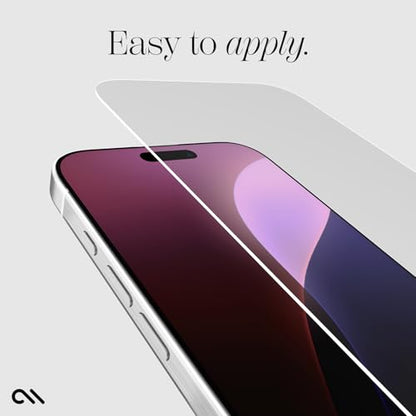 Case-Mate iPhone 16 Pro Max Screen Protector - Anti-Scratch Tempered Glass with Shatter Protection - Durable 9H Glass with Touch Sensitivity, Ultra High Clarity, Case Friendly, Easy to Apply - Clear - size: iPhone 16 Pro Max