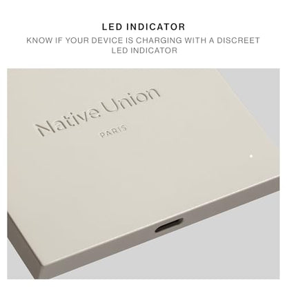 Native Union Rise Magnetic Wireless Charger – Qi2 Certified & MagSafe Compatible – Foldable Fast Charging Stand for iPhone Duo, 18 Pro Max & Other Qi-Compatible Devices – Up to 15W (Sandstone) - color: Sandstone