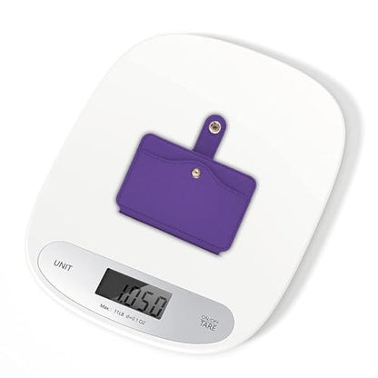 M-Plateau Phone Wallet Stick on for Cases, Sticky Wallet for Back of Phone - color: Purple