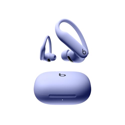 Beats Powerbeats Pro 2 - Wireless Noise Cancelling Workout Earbuds with Secure- Fit Earhooks, Up to 45-Hour Battery with Charging Case, Sweat & Water Resistant, Heart Rate Monitoring - Hyper Purple - color: Hyper Purple, style: Powerbeats Pro 2