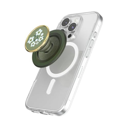 PopSockets Phone Grip for MagSafe, Magnetic Holder- Floral Relief - color: Floral Relief, style: MagSafe