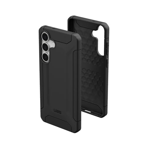 URBAN ARMOR GEAR UAG Designed for Samsung Galaxy S25 FE Case Scout - Rugged Military Grade MIL-STD Protective Cover, Black - color: Scout - Black