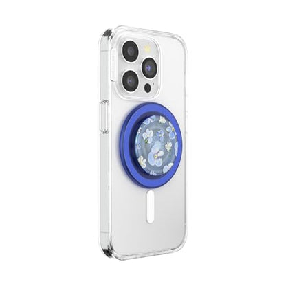 PopSockets Phone Grip for MagSafe, Magnetic Holder- Blue Fields - color: Blue Fields