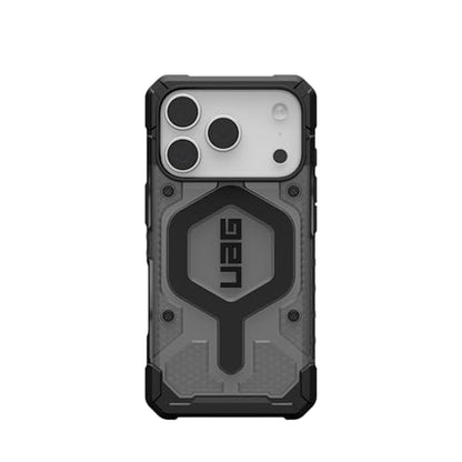 URBAN ARMOR GEAR UAG Designed for iPhone 17 Pro Case Pathfinder Clear - Compatible with MagSafe Military Grade Protective Cover, Ash/Black - color: Pathfinder Clear - Ash/Black