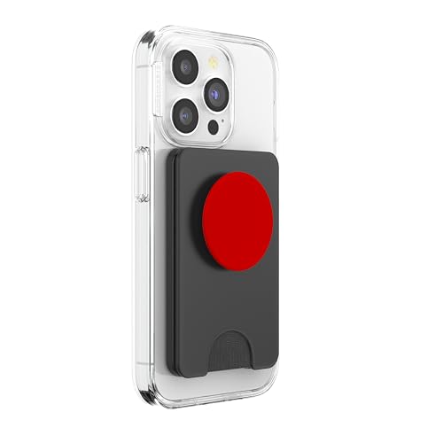 PopSockets Phone Grip with Expanding Kickstand - Red PopSockets PopWallet for MagSafe - style: Magnetic PopWallet