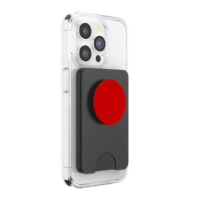 PopSockets Phone Grip with Expanding Kickstand - Red PopSockets PopWallet for MagSafe - style: Magnetic PopWallet