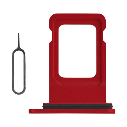 for iPhone XR Red Single SIM Card Tray Slot Replacement