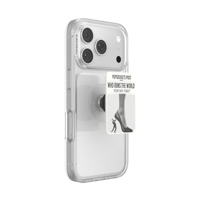 PopSockets Adhesive Phone Grip, Holder- Who Runs the World - color: Who Runs the World, style: Adhesive