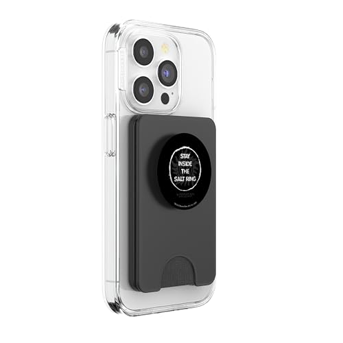 Supernatural Stay Inside the Salt Ring PopSockets PopWallet for MagSafe - style: Magnetic PopWallet