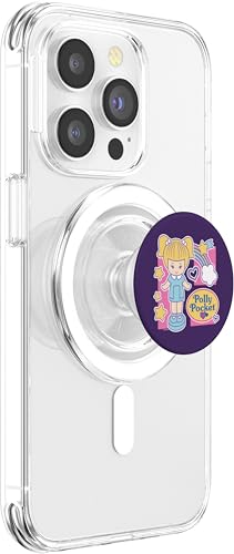 Polly Pocket - Rainbow And Stars PopSockets PopGrip for MagSafe - style: Magnetic PopGrip