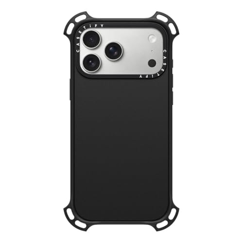 CASETiFY for iPhone 17 Pro Max Case - Bounce Compatible with MagSafe | Shockproof | 21.3 ft. 7X Military Grade Drop Protection | Matte Black - color: Matte Black, size: Iphone 17 Pro Max (6.9")
