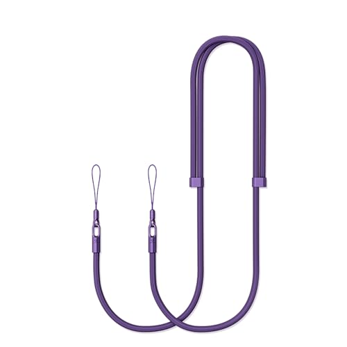Thickened Crossbody Strap, Shoulder Neck Camera Phone Strap, Purple - color: Purple