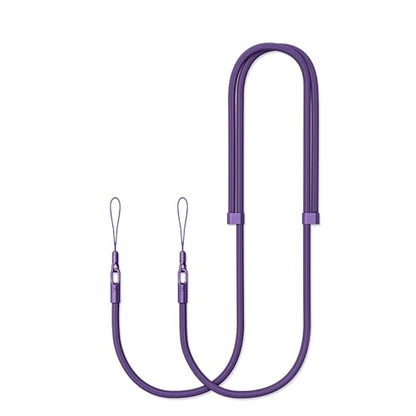 Thickened Crossbody Strap, Shoulder Neck Camera Phone Strap, Purple - color: Purple