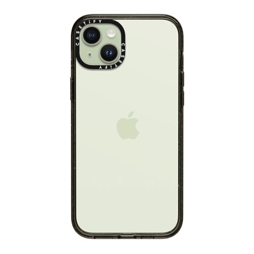 CASETiFY for iPhone 15 Plus Case - Impact Clear Black | Slim Fit | 8.2 ft. 4x Military Grade Drop Protection | Black - color: Clear Black, size: Iphone 15 Plus (6.7")