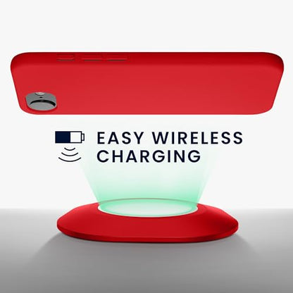 kwmobile Case Compatible with Apple iPhone 17e / iPhone 16e Case - Slim Protective TPU Silicone Phone Cover - Classic Red - color: Classic Red, size: iPhone 17e / iPhone 16e