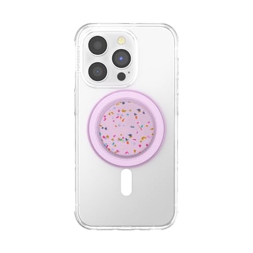 PopSockets Phone Grip for MagSafe, Magnetic Holder- Regrind Sugar Plum - color: Tutti Frutti, style: MagSafe