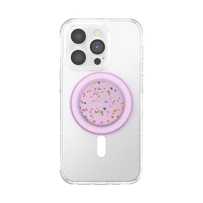 PopSockets Phone Grip for MagSafe, Magnetic Holder- Regrind Sugar Plum - color: Tutti Frutti, style: MagSafe